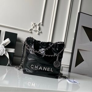 Chanel Black Quilted Chain Bag